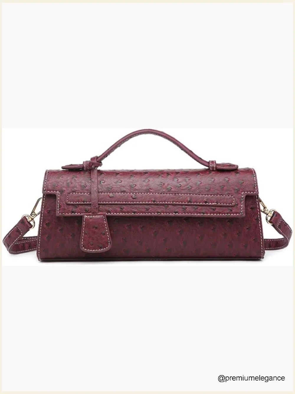 Top Handle Satchel Purse - Designer Crossbody Bag with Detachable Strap